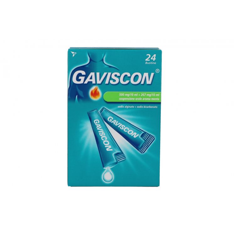 Gaviscon 24 Bustine 500mg + 267mg 10ml